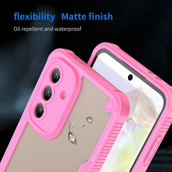 SKALO Samsung A36 5G Armor Hybrid Frosted Cover - Pink