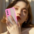 Miniatyrbillede 9 af 10: SKALO Samsung A36 5G Armor Hybrid Frosted Cover - Pink