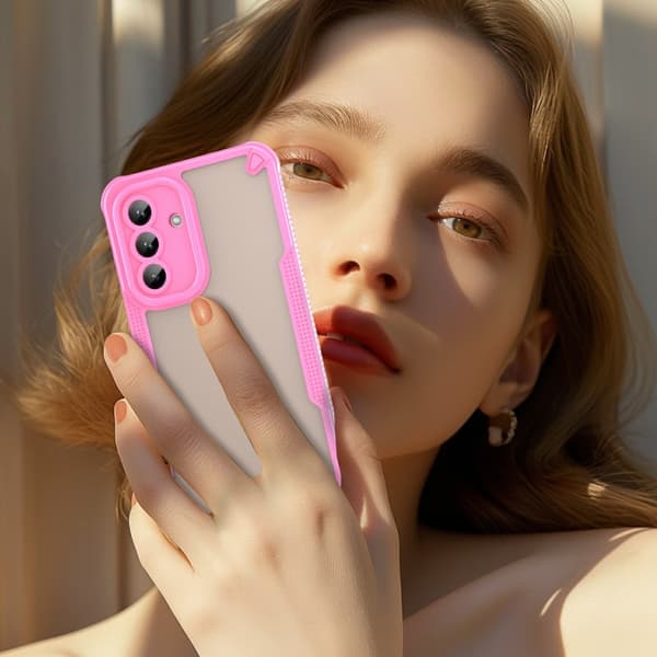 SKALO Samsung A36 5G Armor Hybrid Frosted Cover - Pink