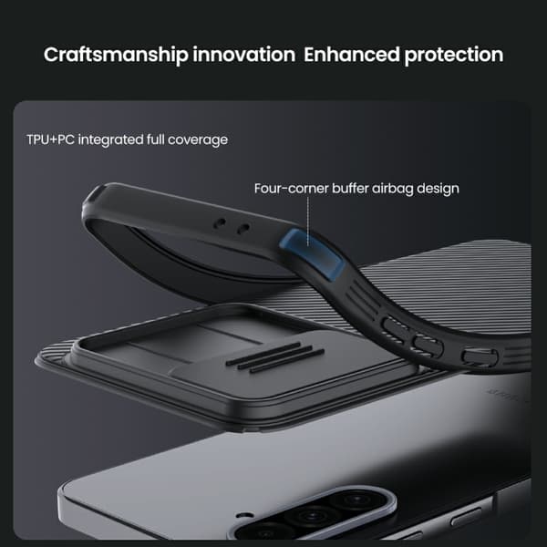 NILLKIN Samsung A36 5G CamShield Pro Series Cover - Sort