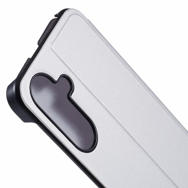 SKALO Samsung A36 5G Clear View Flip Cover - Sølv