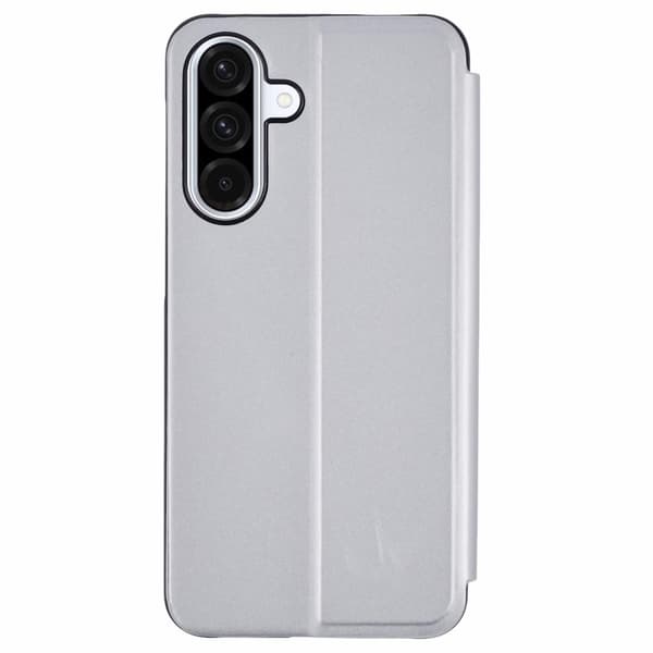 SKALO Samsung A36 5G Clear View Flip Cover - Sølv
