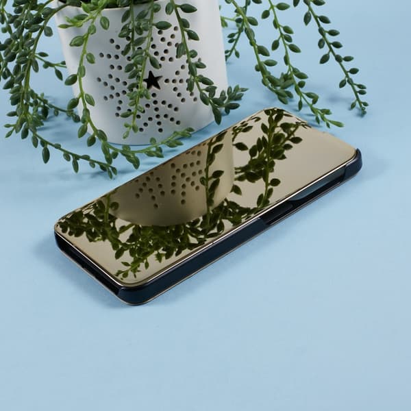 SKALO Samsung A36 5G Clear View Flip Cover - Guld