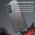 Miniatyrbillede 4 af 9: SKALO Samsung A36 5G Color Bumper Frosted Cover - Blå