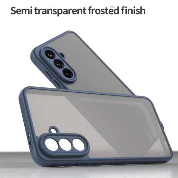 SKALO Samsung A36 5G Color Bumper Frosted Cover - Blå