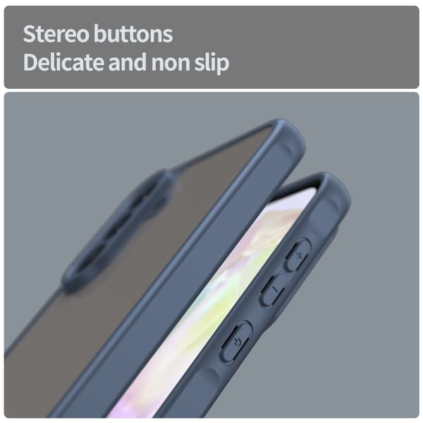 SKALO Samsung A36 5G Color Bumper Frosted Cover - Blå