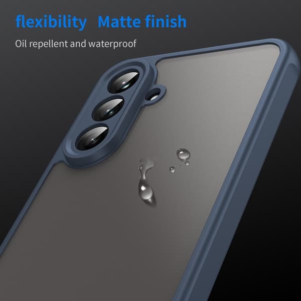 SKALO Samsung A36 5G Color Bumper Frosted Cover - Blå