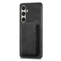 Miniatyrbillede 2 af 5: SKALO Samsung A36 5G PU-læder magnetisk kortholder Cover - Sort