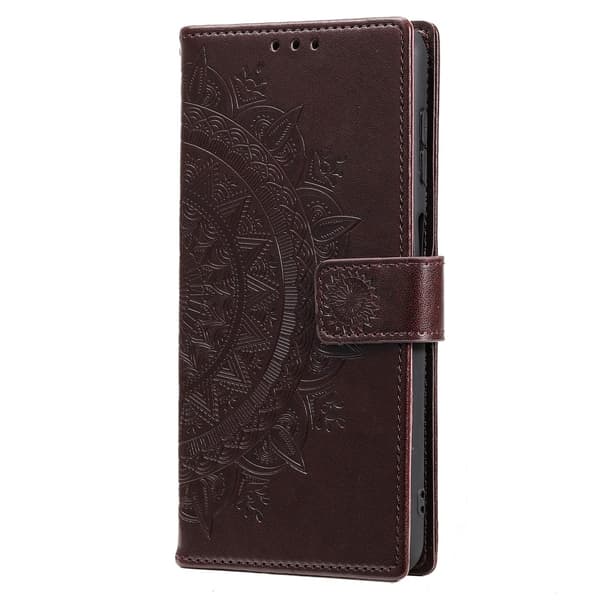 SKALO Samsung A36 5G Mandala Flip Cover - Brun
