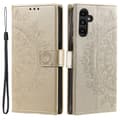 Miniatyrbillede 1 af 6: SKALO Samsung A36 5G Mandala Flip Cover - Guld