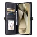 Miniatyrbillede 2 af 11: SKALO Samsung A36 5G PU-Læder Envelope Flip Cover - Sort
