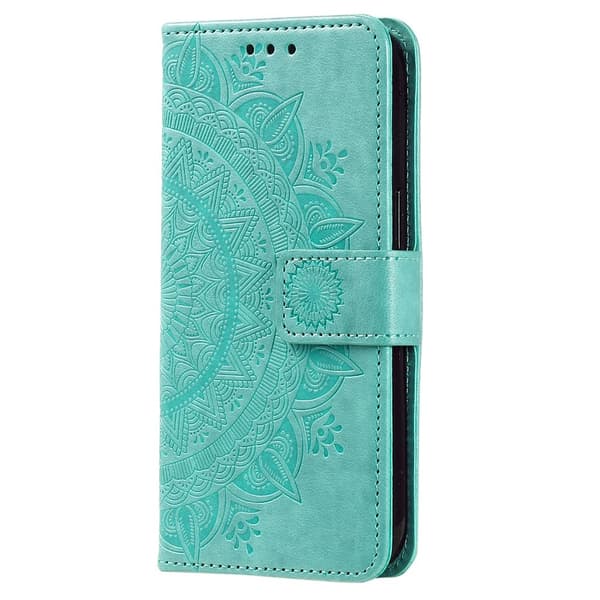 SKALO Samsung A36 5G Mandala Flip Cover - Turkis