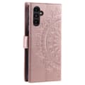 Miniatyrbillede 6 af 6: SKALO Samsung A36 5G Mandala Flip Cover - Rosa guld