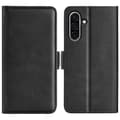 Miniatyrbillede 1 af 6: SKALO Samsung A36 5G Premium ID Flip Cover - Sort