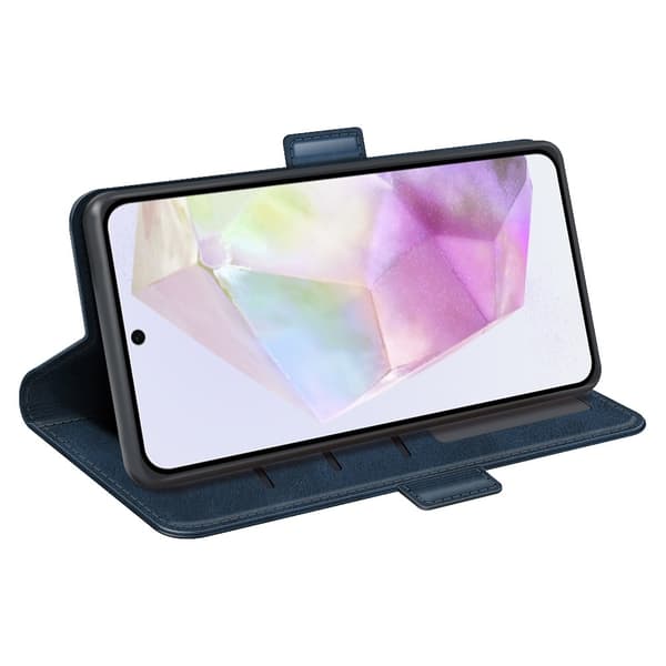 SKALO Samsung A36 5G Premium ID Flip Cover - Blå