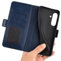 Miniatyrbillede 4 af 6: SKALO Samsung A36 5G Premium ID Flip Cover - Blå