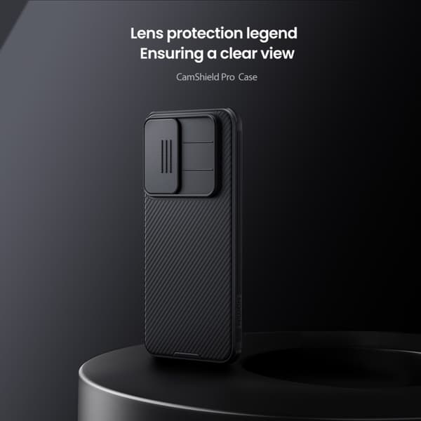 NILLKIN Samsung A56 5G CamShield Pro Series Cover - Sort