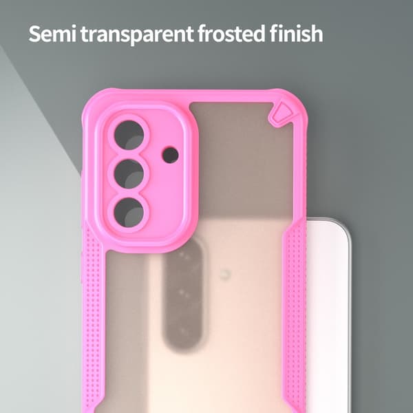 SKALO Samsung A56 5G Armor Hybrid Frosted Cover - Pink
