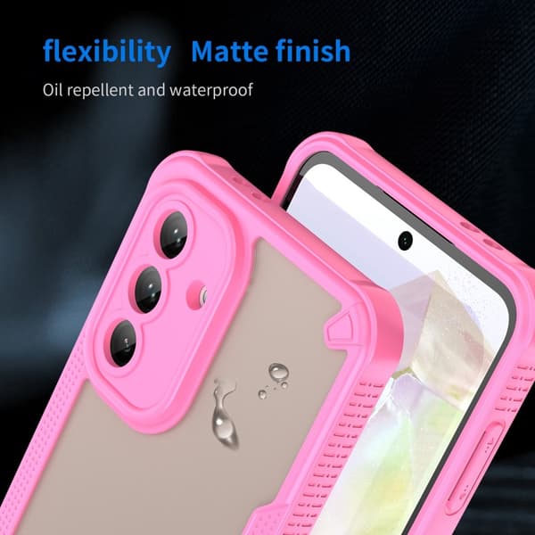 SKALO Samsung A56 5G Armor Hybrid Frosted Cover - Pink