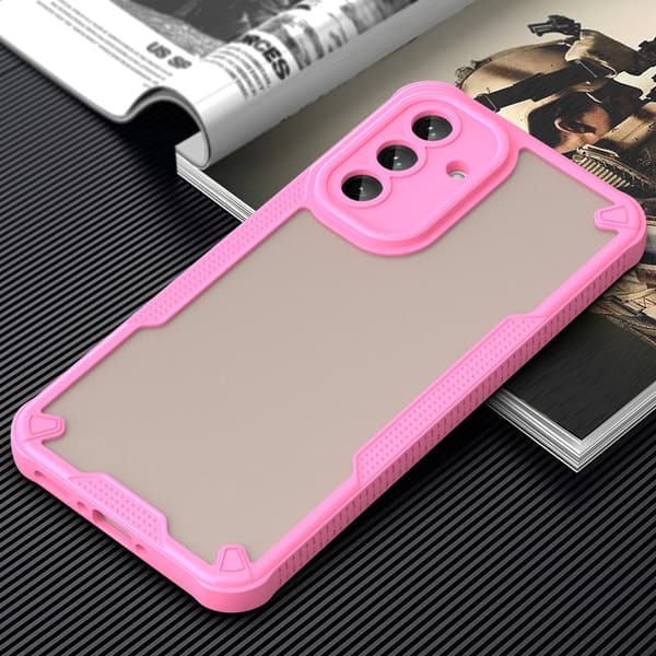 SKALO Samsung A56 5G Armor Hybrid Frosted Cover - Pink