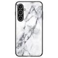 Miniatyrbillede 1 af 7: SKALO Samsung A56 5G Marmor Hærdet Glas TPU Cover - #1