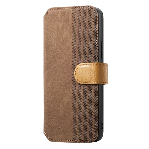 SKALO Samsung A36 5G SW-01 Retro PU-Læder Flip Cover - Brun