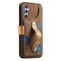 Miniatyrbillede 7 af 7: SKALO Samsung A36 5G SW-01 Retro PU-Læder Flip Cover - Brun