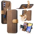 Miniatyrbillede 1 af 7: SKALO Samsung A36 5G SW-01 Retro PU-Læder Flip Cover - Brun