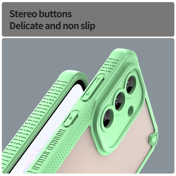 SKALO Samsung A56 5G Armor Hybrid Frosted Cover - Grøn