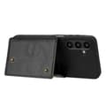 Miniatyrbillede 4 af 11: SKALO Samsung A56 5G PU-lædercover med 2 kortslots Cover - Sort
