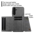 Miniatyrbillede 7 af 11: SKALO Samsung A56 5G PU-lædercover med 2 kortslots Cover - Sort