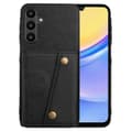 Miniatyrbillede 1 af 11: SKALO Samsung A56 5G PU-lædercover med 2 kortslots Cover - Sort