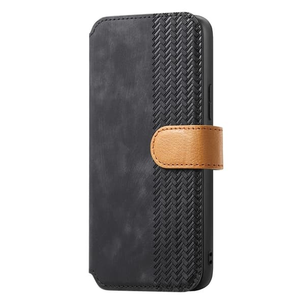 SKALO Samsung A36 5G SW-01 Retro PU-Læder Flip Cover - Sort