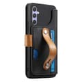 Miniatyrbillede 7 af 11: SKALO Samsung A36 5G SW-01 Retro PU-Læder Flip Cover - Sort