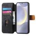 Miniatyrbillede 2 af 11: SKALO Samsung A36 5G SW-01 Retro PU-Læder Flip Cover - Sort