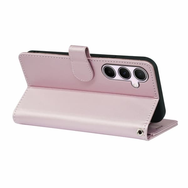 SKALO Samsung A36 5G 9-RUM Flip Cover - Rosa guld