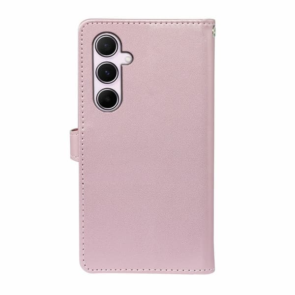 SKALO Samsung A36 5G 9-RUM Flip Cover - Rosa guld