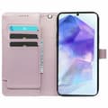Miniatyrbillede 2 af 7: SKALO Samsung A36 5G 9-RUM Flip Cover - Rosa guld