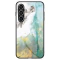 Miniatyrbillede 1 af 7: SKALO Samsung A56 5G Marmor Hærdet Glas TPU Cover - #2