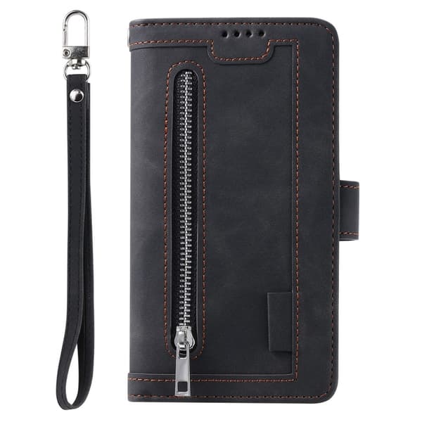 SKALO Samsung A36 5G Big Wallet 9-LOMMER Flip Cover - Sort