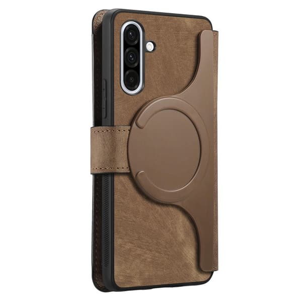 SKALO Samsung A36 5G CASENEO MW-03 Flip Cover - Brun