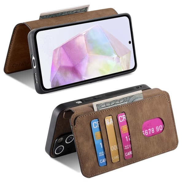 SKALO Samsung A36 5G CASENEO MW-03 Flip Cover - Brun