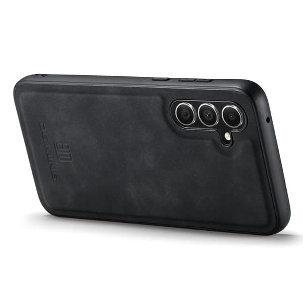 DG MING Samsung A56 5G Premium PU-læder Hybrid Cover - Sort