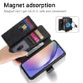 Miniatyrbillede 8 af 11: SKALO Samsung A36 5G 2-in-1 Magnet PU-Læder Ring Flip Cover - Sort