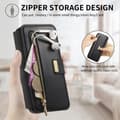 Miniatyrbillede 10 af 11: SKALO Samsung A36 5G 2-in-1 Magnet PU-Læder Ring Flip Cover - Sort