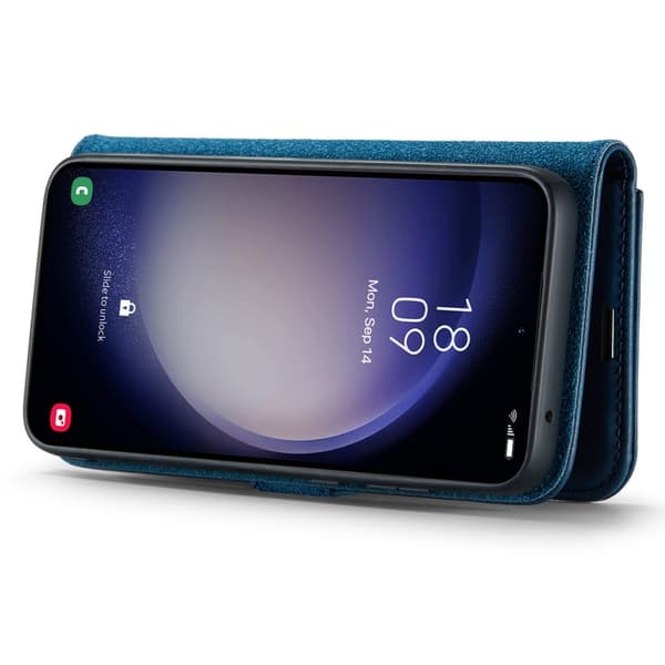 DG MING Samsung A56 5G 2-i-1 Magnet Flip Cover - Blå