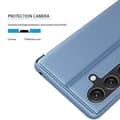 Pikkukuva 6 / 8: SKALO Samsung A56 5G Clear View Lompakkokotelo - Ruusukulta