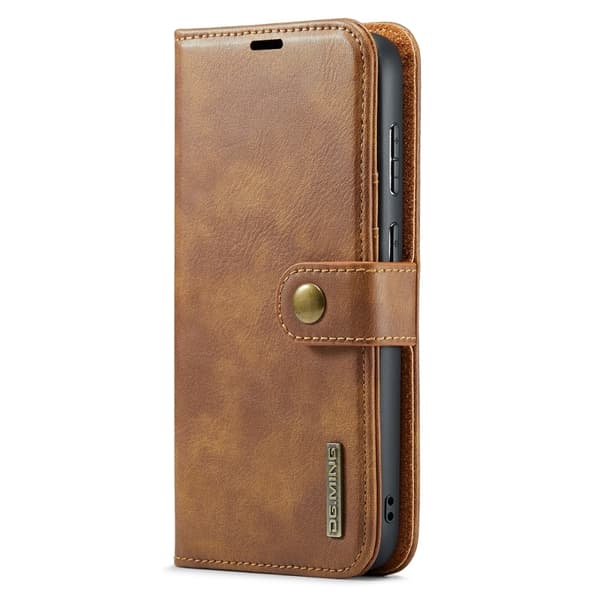 DG MING Samsung A56 5G 2-i-1 Magnet Plånboksfodral - Brun