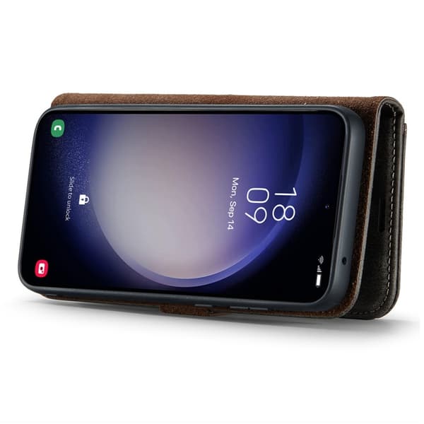DG MING Samsung A56 5G 2-i-1 Magnet Plånboksfodral - Grå
