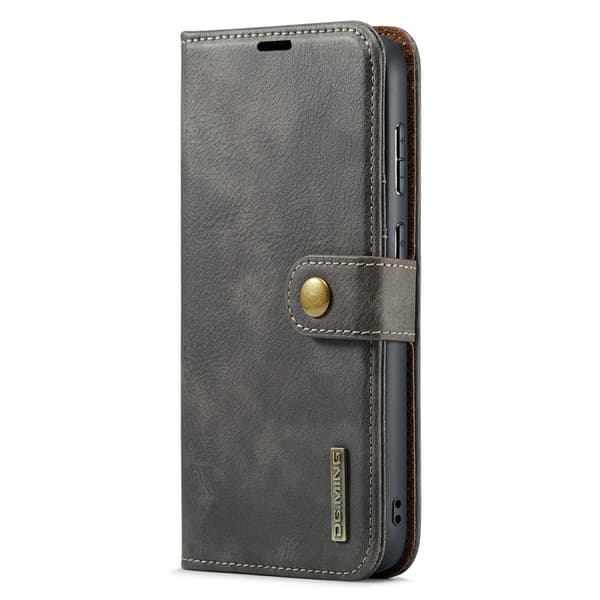 DG MING Samsung A56 5G 2-i-1 Magnet Plånboksfodral - Grå